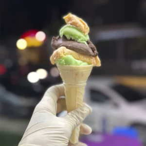 Goat milk ice cream