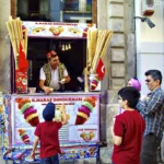 How does Marash's ice cream shop attract customers